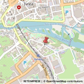 Mappa Via Dora Baltea, 20, 10015 Ivrea, Torino (Piemonte)