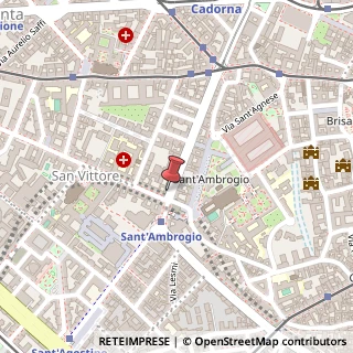 Mappa Via Giosuè Carducci, 36, 20123 Milano, Milano (Lombardia)