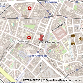 Mappa Via Giosuè Carducci, 34, 20123 Milano, Milano (Lombardia)