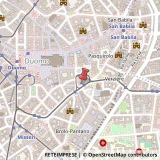 Mappa 20122 Milano MI, Italia, 20122 Milano, Milano (Lombardia)