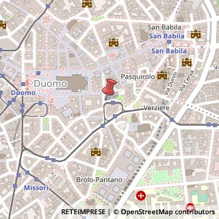Mappa Via Fontana, 4, 20122 Milano, Milano (Lombardia)