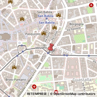 Mappa Via Francesco Sforza,  5, 20122 Milano, Milano (Lombardia)