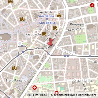 Mappa Largo Augusto, 10, 20122 Milano, Milano (Lombardia)