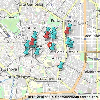 Mappa Corso di Porta Vittoria, 20145 Milano MI, Italia (0.712)
