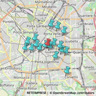Mappa Corso di Porta Vittoria, 20145 Milano MI, Italia (1.30833)