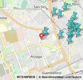 Mappa Via delle Forze Armate, 20121 Milano MI, Italia (1.27588)