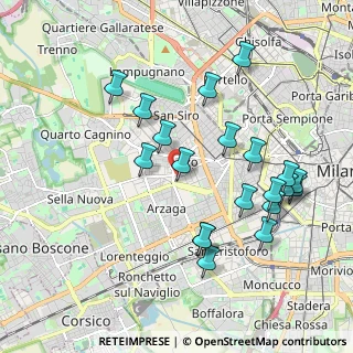 Mappa Via delle Forze Armate, 20121 Milano MI, Italia (2.011)