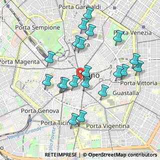 Mappa Piazza Santa Maria Beltrade, 20123 Milano MI, Italia (0.9485)
