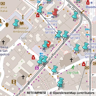 Mappa Via dell'Unione 1 @Wellio, 20123 Milano MI, Italia (0.097)