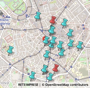 Mappa Via dell'Unione 1 @Wellio, 20123 Milano MI, Italia (0.48)