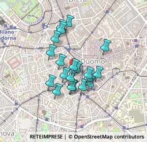 Mappa Via dell'Unione 1 @Wellio, 20123 Milano MI, Italia (0.323)