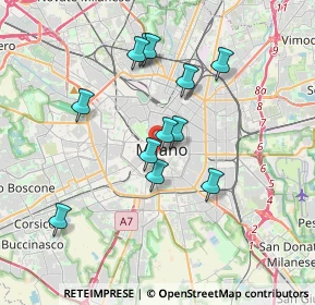 Mappa Via dell'Unione 1 @Wellio, 20123 Milano MI, Italia (3.19333)