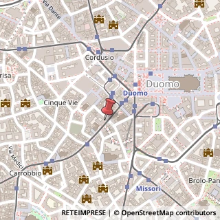 Mappa Via Torino, 49, 20123 Milano, Milano (Lombardia)