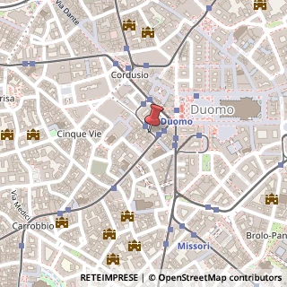 Mappa Via Spadari, 3, 20123 Milano, Milano (Lombardia)