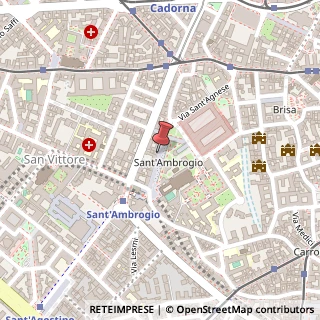 Mappa Piazza Sant'Ambrogio, 8, 20123 Milano, Milano (Lombardia)