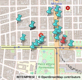 Mappa Via Bronzetti Fratelli, 20129 Milano MI, Italia (0.2105)