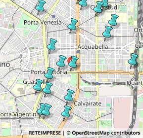 Mappa Via Bronzetti Fratelli, 20129 Milano MI, Italia (1.259)