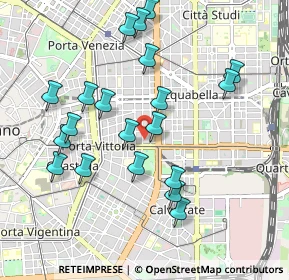 Mappa Via Bronzetti Fratelli, 20129 Milano MI, Italia (0.976)