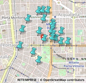 Mappa Via Bronzetti Fratelli, 20129 Milano MI, Italia (0.393)