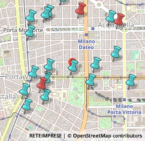 Mappa Via Bronzetti Fratelli, 20129 Milano MI, Italia (0.6185)