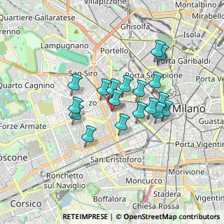 Mappa Via Sardegna, 20146 Milano MI, Italia (1.37611)