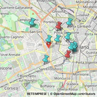 Mappa Via Sardegna, 20146 Milano MI, Italia (1.80786)