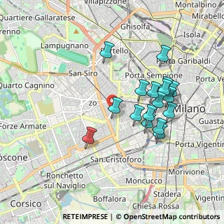 Mappa Via Sardegna, 20146 Milano MI, Italia (1.69882)