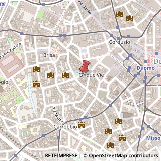 Mappa Piazza Borromeo, 12, 20123 Milano, Milano (Lombardia)