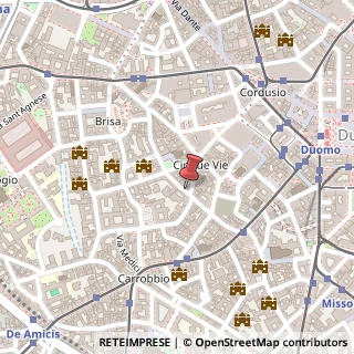 Mappa Via San Maurilio, 20, 20123 Milano, Milano (Lombardia)