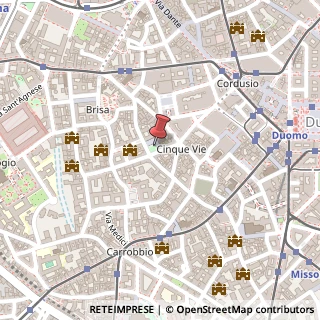 Mappa Piazza Borromeo, 5, 20123 Milano, Milano (Lombardia)