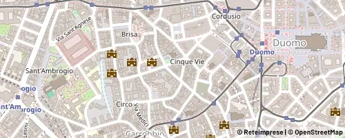 Mappa Milano