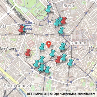 Mappa Piazza Borromeo, 20123 Milano MI, Italia (0.492)