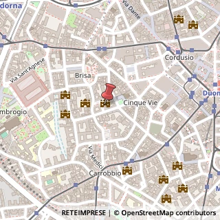 Mappa Via Privata Maria Teresa, 7, 20123 Milano, Milano (Lombardia)