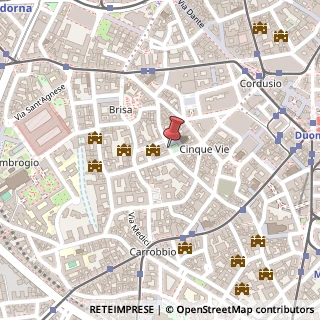 Mappa Piazza Borromeo, 14, 20123 Milano, Milano (Lombardia)
