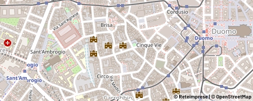 Mappa Milán