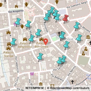 Mappa Piazza Borromeo, 20123 Milano MI, Italia (0.144)