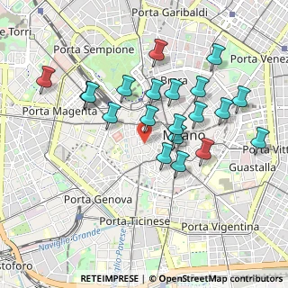 Mappa Piazza Borromeo, 20123 Milano MI, Italia (0.8925)