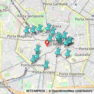 Mappa Piazza Borromeo, 20123 Milano MI, Italia (0.762)