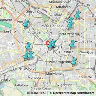Mappa Piazza Borromeo, 20123 Milano MI, Italia (2.09455)