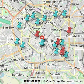 Mappa Piazza Borromeo, 20123 Milano MI, Italia (2.0745)