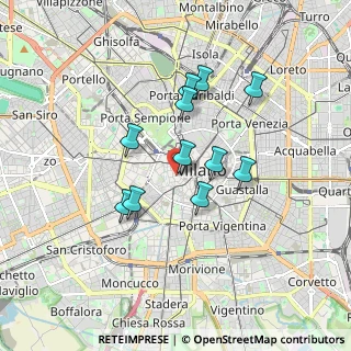 Mappa Piazza Borromeo, 20123 Milano MI, Italia (1.42455)