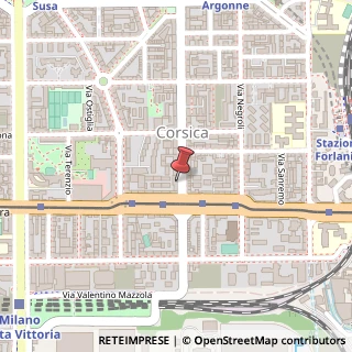 Mappa Via Lomellina, 1 angolo Viale Corsica, 20133 Milano MI, Italia, 20133 Milano, Milano (Lombardia)