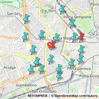 Mappa Via Matilde Serao, 20144 Milano MI, Italia (1.0735)