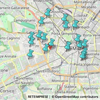 Mappa Via Matilde Serao, 20144 Milano MI, Italia (1.9795)
