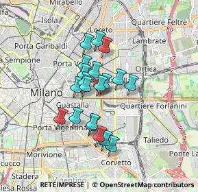 Mappa Piazza Emilia, 20129 Milano MI, Italia (1.261)