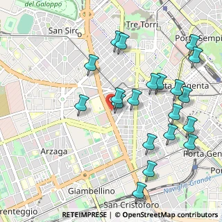 Mappa Via Privata Cornelio, 20146 Milano MI, Italia (1.1165)