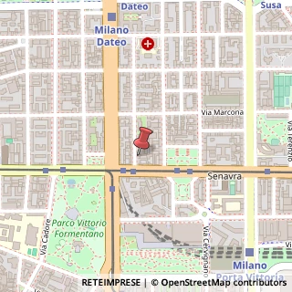 Mappa Via Camillo Hajech, 6, 20129 Milano, Milano (Lombardia)