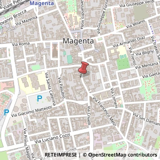 Mappa Via Giuseppe Garibaldi, 70, 20013 Magenta, Milano (Lombardia)
