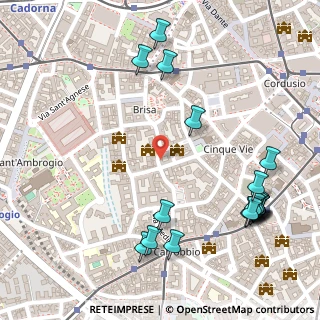 Mappa Via Morigi, 20123 Milano MI, Italia (0.326)