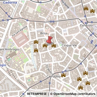 Mappa Via Privata Maria Teresa,  11, 20123 Milano, Milano (Lombardia)